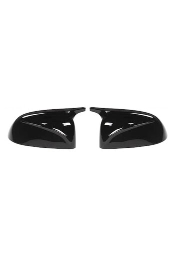 AutoUp Batman Mirror Covers for BMW X3 F25 X4 F26 X5 F15 F85 X6 F16 F86 - Glossy Black