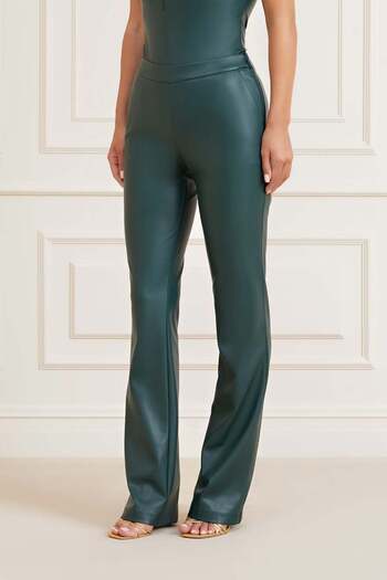 Marciano Women's Pants in Khaki imitation leather