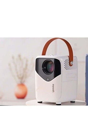 UMİİO Q2 Projector Bluetooth Quadrangle Trapezoid 5M Projection Distance 1080P Resolution