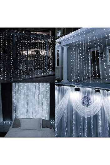 SERSIMO 300 LED string light, 3m, for indoor/outdoor use, remote control, white lighting
