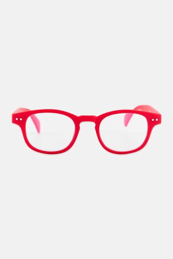 A & A Glasses Men WR-S4940S Round Reading Glasses, Red