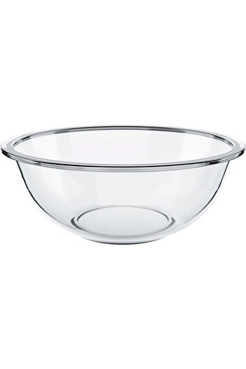 Marinex Glass Bowl Plus 4 L - Large Durable Heat-Resistant Mixing & Serving Bowl, Transparent