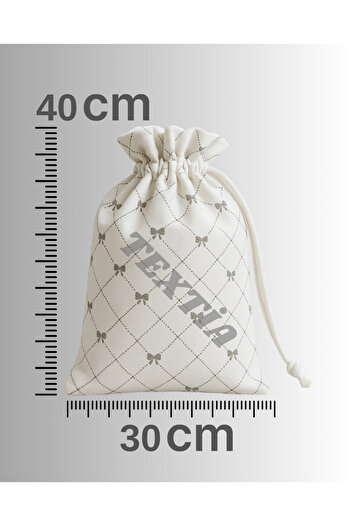 Textia Home Drawstring Baby Care Bag Hospital Discharge Birth Organizer, Travel Bag Organizer