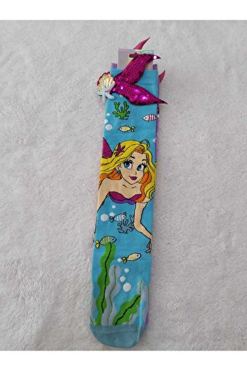 Store Mermaid Patterned Girls' Socks