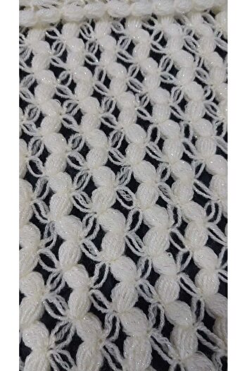 Papatyam Hand Knitted Dowry Shawl Crochet Shawl/ Bridal Shawl/ Knitted Shawl/Handmade Shawl/ Knitted/Crochet Embroidered/Glitter Thread