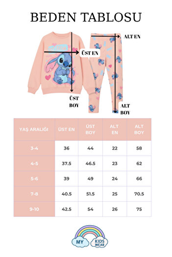 My Kids Wear Girl's 3 Thread Seasonal Printed Suit 3-10 Years Old