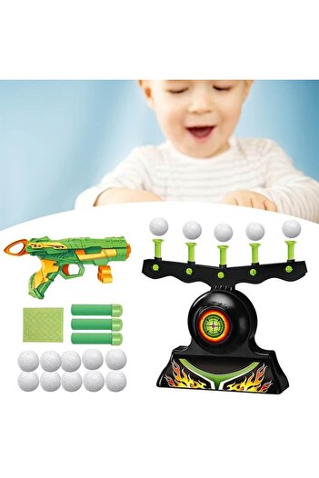 dalimag Children's Game - Gun with Target, Floating Balls, Multicolor