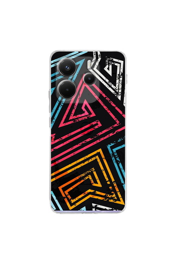 PrintiFy Antique Printed Camera Protection Transparent Case Compatible with Xiaomi Redmi Note 14 5g