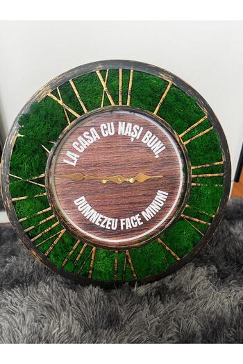 OEM Nasi clock decorated with lichens