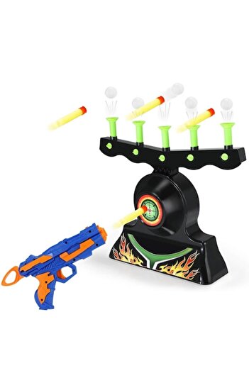 dalimag Children's Game - Gun with Target, Floating Balls, Multicolor