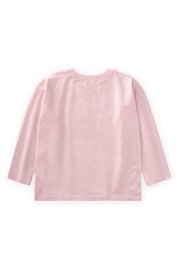 Cigit Seasonal Basic T-Shirt 2-10 Years Powder Pink