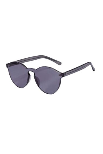 DYSTYLE - Unisex Round Fashion Sunglasses, Anthracite Gray