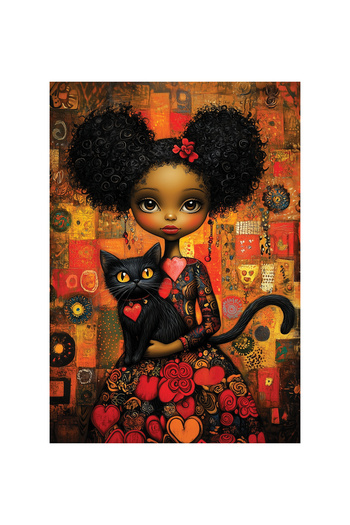 Anatolian Puzzle 500 Parça Yapboz Puzzle - Kara Kedi 3641