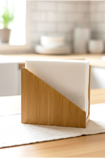 FH finehome Noli Bamboo Napkin Holder