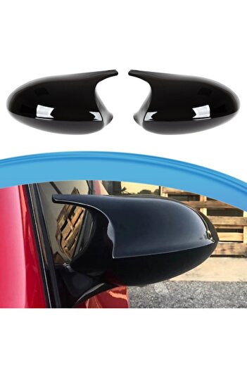AutoUp Capace Oglinzi Batman BMW Seria 3 E90 E91 E92 E93 2005-2009 Seria 1 E81 E82 E87 E88 2004-2009 Negru