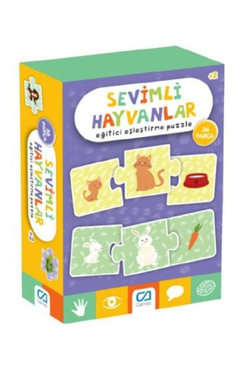 Budi Games Cute Animals Educational Matching Puzzle 36 Pieces