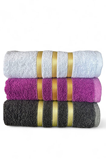 Mokita Home 3-Piece 50X90 cm Bamboo Hand and Face Towel Set