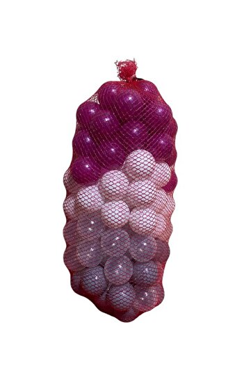 DEDE 4 Colors 100 Pieces 6 cm Pool Ball in Net 2507