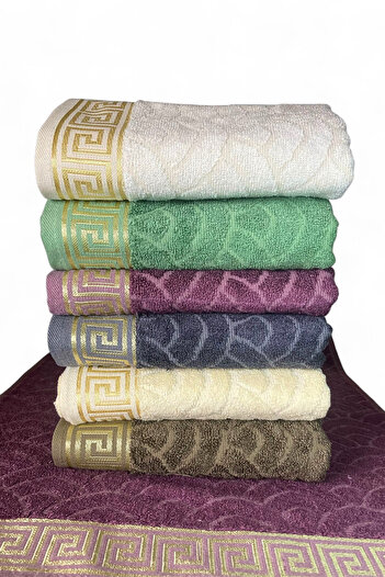 Mokita Home 6-Piece 50X90 cm Bamboo Hand and Face Towel Set