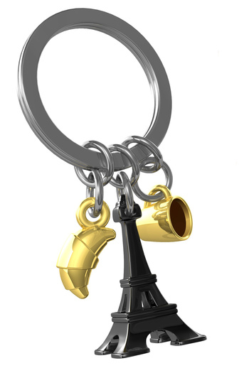 Metalmorphose Metal keychain, Paris model,