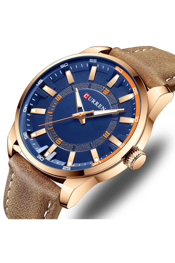 Curren Casual Quartz Leather Men's Watch