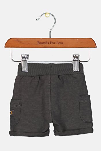 Feetje Toddlers Boy Solid Basic Shorts, Grey
