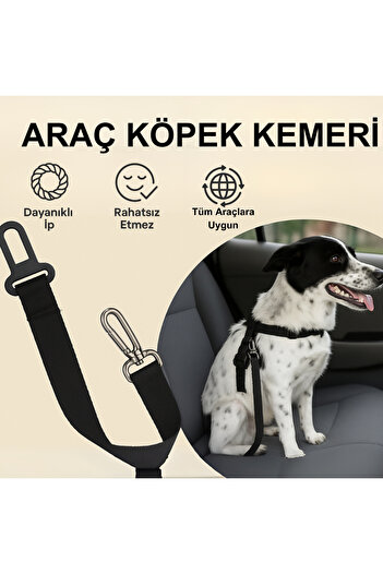BEYLİNİ Dog Car Seat Belt Durable Non Breakable Rope Buckle Safe Comfortable Cat Dog Safety Belt 80cm
