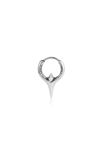 Viking Special Design Unisex Ring-Through 316L Stainless & Non-Tarnish Steel Earrings