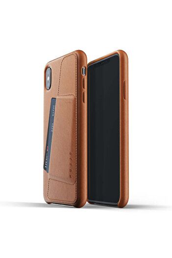 Mujjo protective case for iPhone XS Max, Leather, Brown