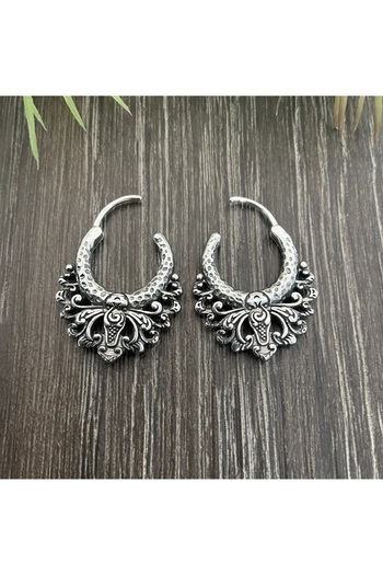Viking Vintage Special Design Ring-Passable 316L Stainless & Tarnish-Free Steel Earrings Pair