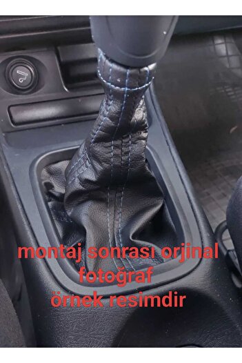 bol bol cesitler خياطة RENAULT 19 المتوافقة مع ناقل الحركة التلقائي باللون الأسود والجلد الأصفر