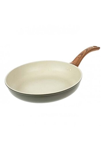 OEM Aluminum pan with non-stick surface, soft-touch handle, 28 cm diameter, induction base, green Olive