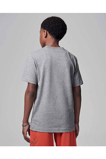 Nike Jordan Gray Cotton Boys T-Shirt 95D618