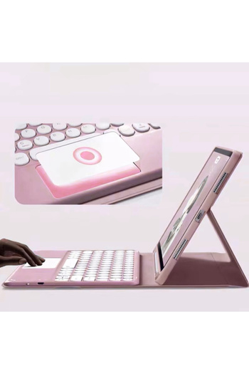 Other iPad Air 13 Gen6 Bluetooth Keyboard Case with Touchpad (Pink)