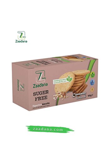 Zaadana Sugar-Free Cinnamon Oat Biscuits 180g