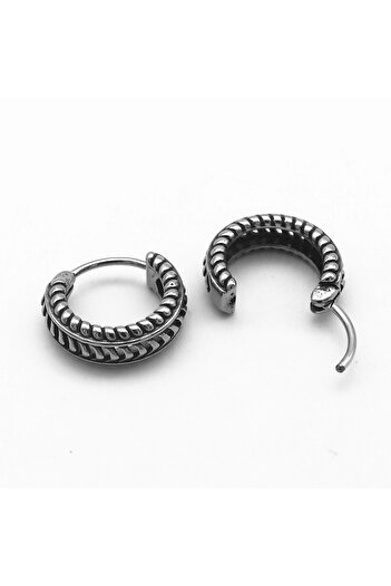 Viking Special Design Ring-Passable 316L Stainless & Tarnish-Free Steel Earrings Pair