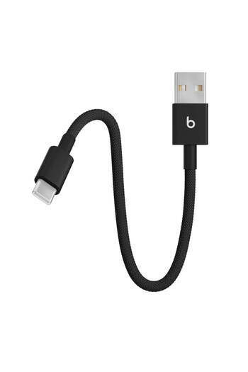 Apple Beats USB-A to USB-C Cable, 20 cm, Woven, Black
