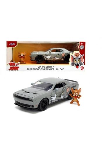 Jada Dodge Challenger Hellcat 2015 with Jerry figurine - 1/24
