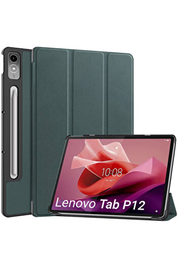 Other Smart Case for Lenovo Tab P12 TB370 (Green)