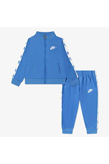 Nike FULL ZIP SET ERKEK ÇOCUK POLYESTER MAVİ EŞOFMAN TAKIM 76M452 (1-4 YAŞ ARASI)