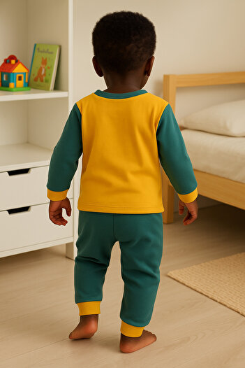 aden kids Children's Seasonal Combed Cotton Pajama Set