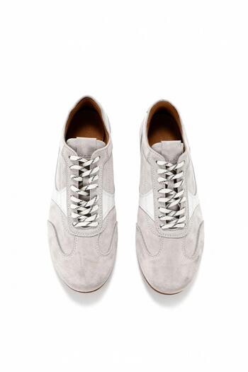 GIESTO Partial Leather White Shoes
