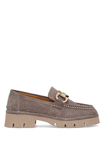 Venüs 25390510K Women's Genuine Leather Casual Shoes Mink
