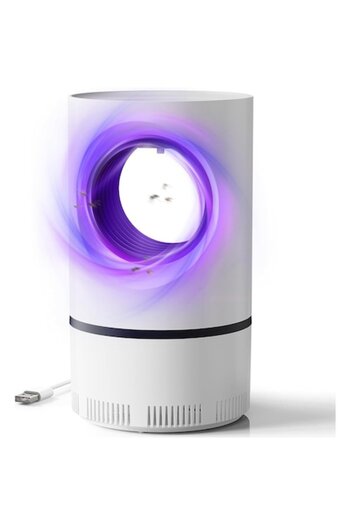 HASEPE Electric Insect Trap HASEPE, USB Charging, Silent with UV LEDs, White
