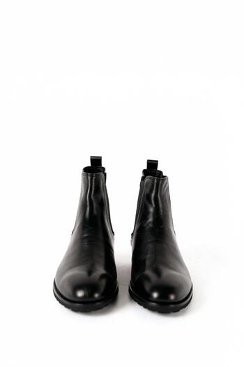 GIESTO Classic Leather Black Boots