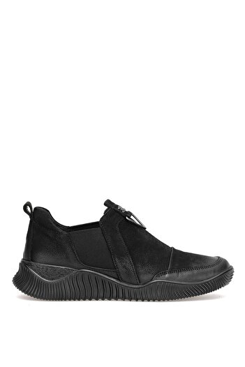 Venüs 1953840K Women's Genuine Leather Casual Shoes Black