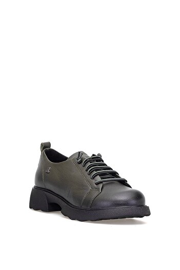 Venüs 2553801K Women's Genuine Leather Casual Shoes Green