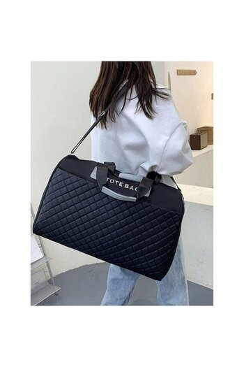 OEM Travel or sports bag, quilted, for hand luggage, spacious and foldable, multifunctional
