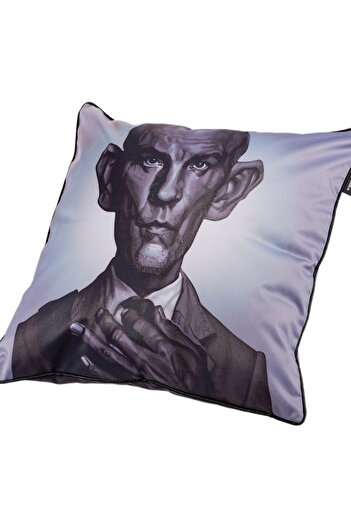 Complicat Rau Decorative pillow, Malkovich, printed by direct sublimation, 43x43