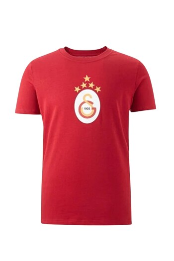 Galatasaray Γνήσιο μπλουζάκι 5 αστέρων Arma Red με άδεια χρήσης με ξύλινο κουτί λέιζερ